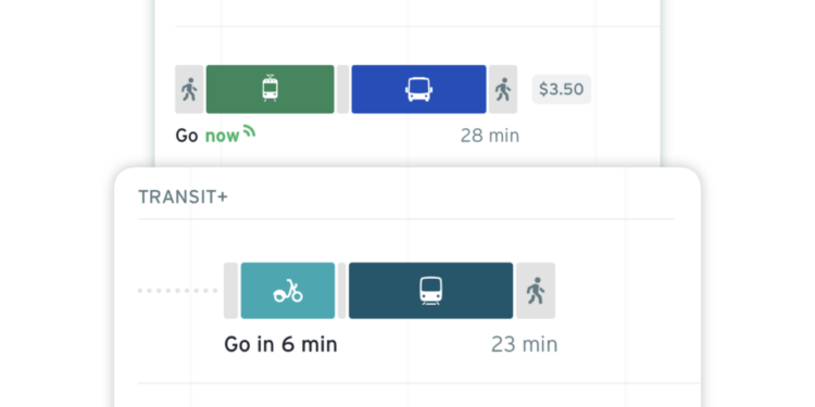 Plan a Multimodal Trip with Transit+ - Transit Support
